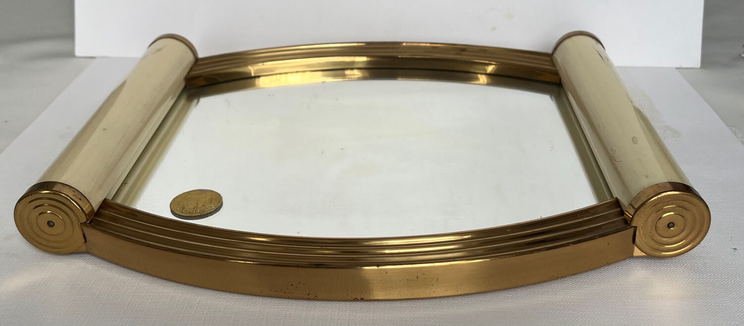 Art deco mirror tray