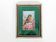 Vintage oil painting signed, robin, distressed frame.
