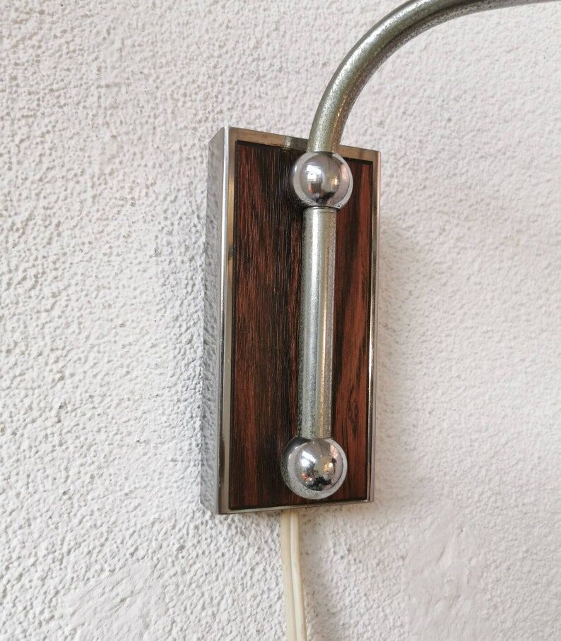 Vintage wall lamp/swivel arm, 1980