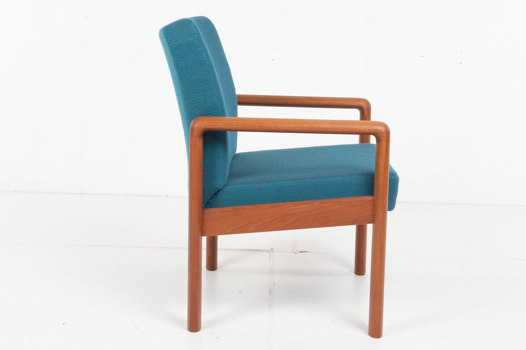 Kai Kristiansen armchair, vintage, 1960s, teak, Denmark, newly