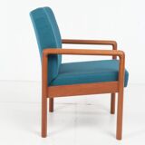 Kai Kristiansen armchair, vintage, 1960s, teak, Denmark, newly