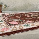 Bohemian pure wool rug from the 70s