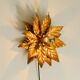 Rare large gold-plated Hans Kögl Florentine-style ceiling or wall lamp from