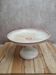 High earthenware compote from Sarreguemines, Ogives model.