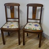 Art Deco chairs, Robur, both.