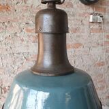 Industrial OBz pendant lamp from Wilkas A23, 1950