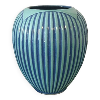 Vase bleu circa 1960 west Germany