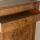 Antique secretary desk from the 1880s, walnut, restored