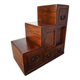 Bout de Canapé, structure Escabeau, in Teak - 1960