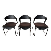 3 vintage design chairs