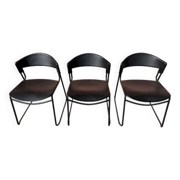 3 vintage design chairs