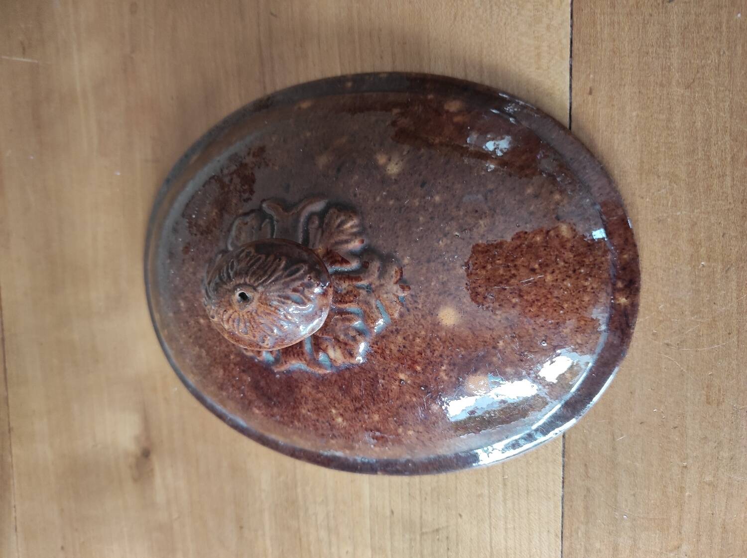 Old terrine in glazed earthenware MIELLE