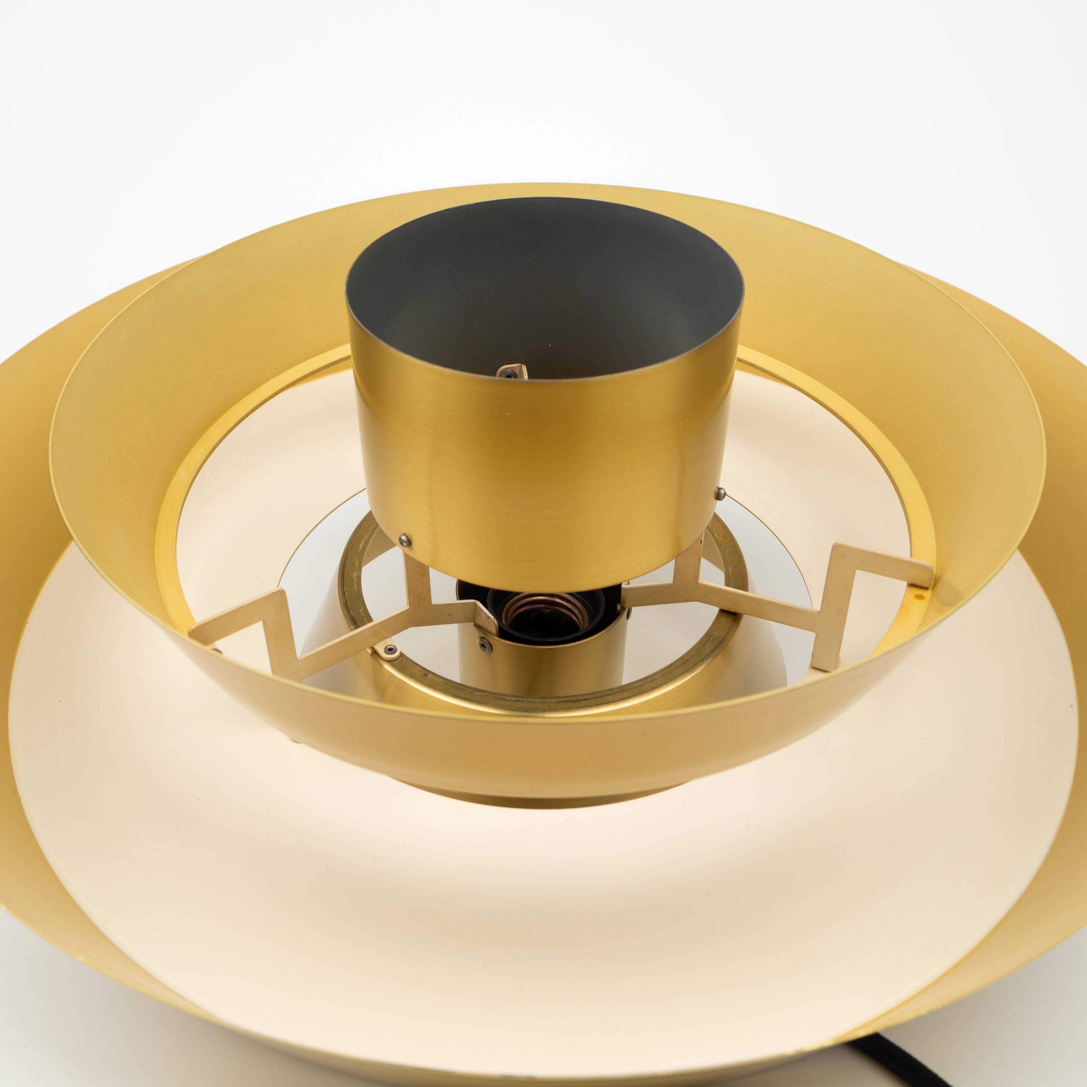 Danish vintage light Nova by Jo Hammerborg, Fog og Mørup, 1963