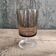 Verre à eau vintage français de Luminarc, en gris fumé