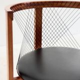 Set of Tranekær String chairs by Niels Jørgen Haugesen