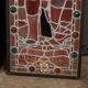 Antique 19thc victorian stained glass window light boxes c.1880