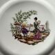 6 assiettes en porcelaine fine