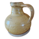 Eric Astoul (Born in 1954) in La Borne - Yellow enamelled stoneware pitcher