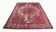 Vintage overdyed persian carpet handmade oriental red carpet - 330x400cm