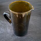 Carafe recycled brown glass