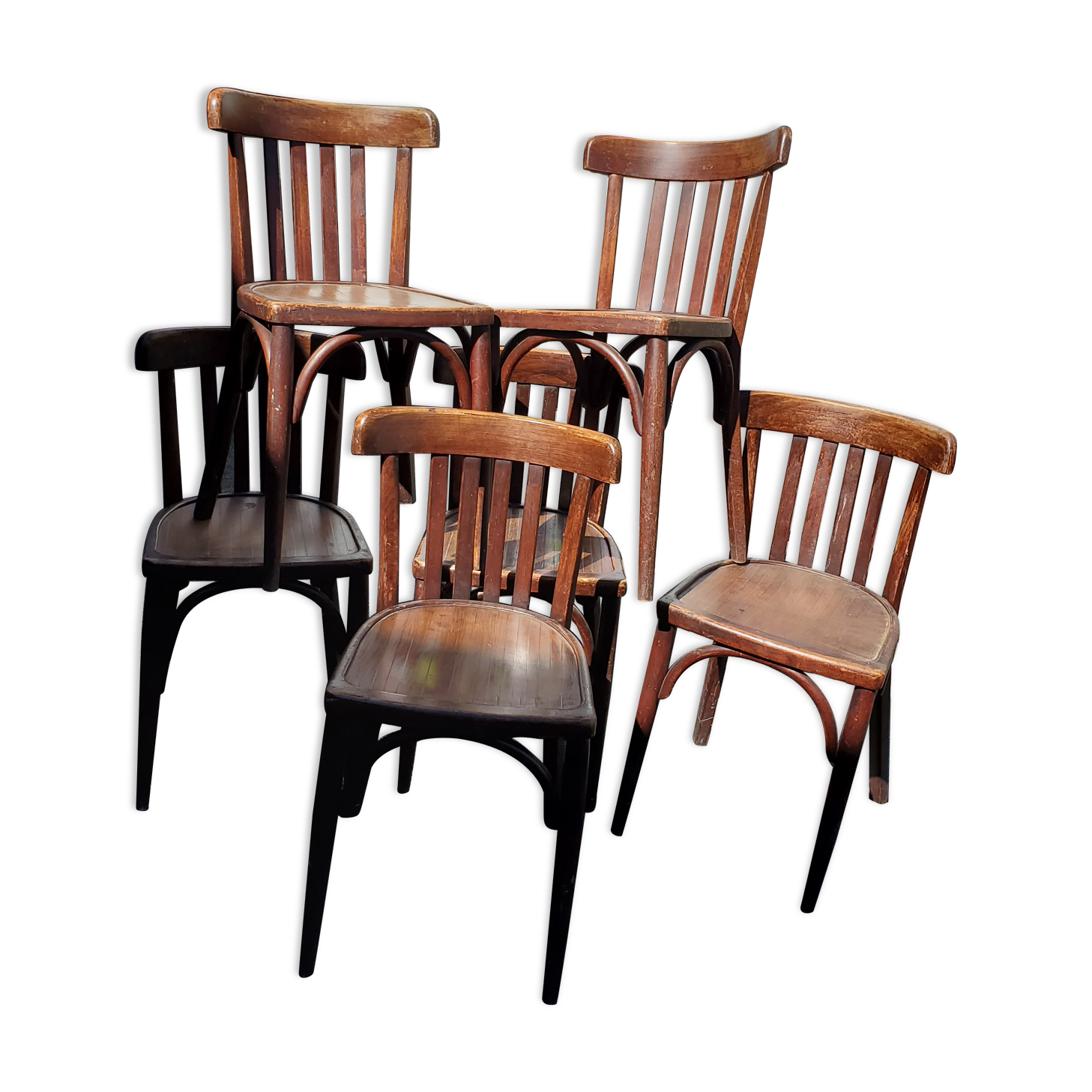 Set of 6 bistro chairs