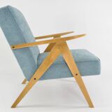 Kompas sky blue tulle armchair