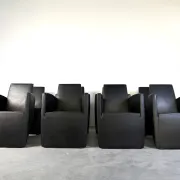 J. Lang armchairs by Philippe Starck for Driade, 1980s, set of 8