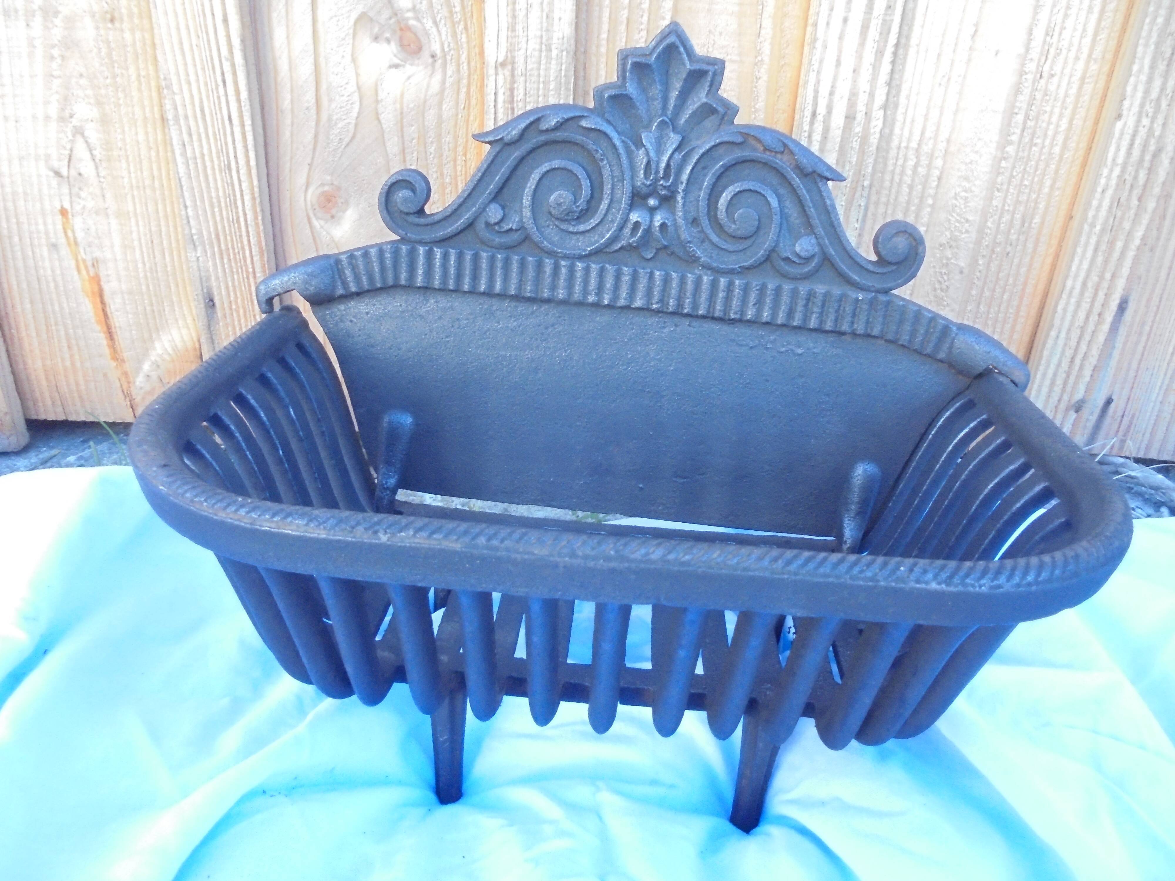 Old chimney ember holder log holder