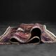 Handwoven Afshar oriental rug, Middle East, 1950s