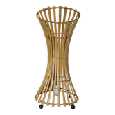 Lampe en bambou années 70