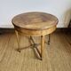 Louis XVI style round side table with fluted legs – 654011