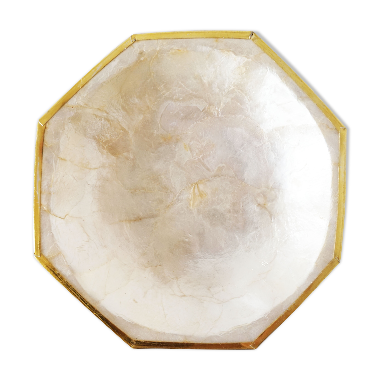 Vintage cup in mother-of-pearl and gold ledé