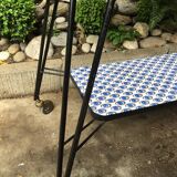 Vintage serving trolley with Eiffel legs