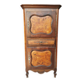 Standing man Louis XV in walnut and ash burl