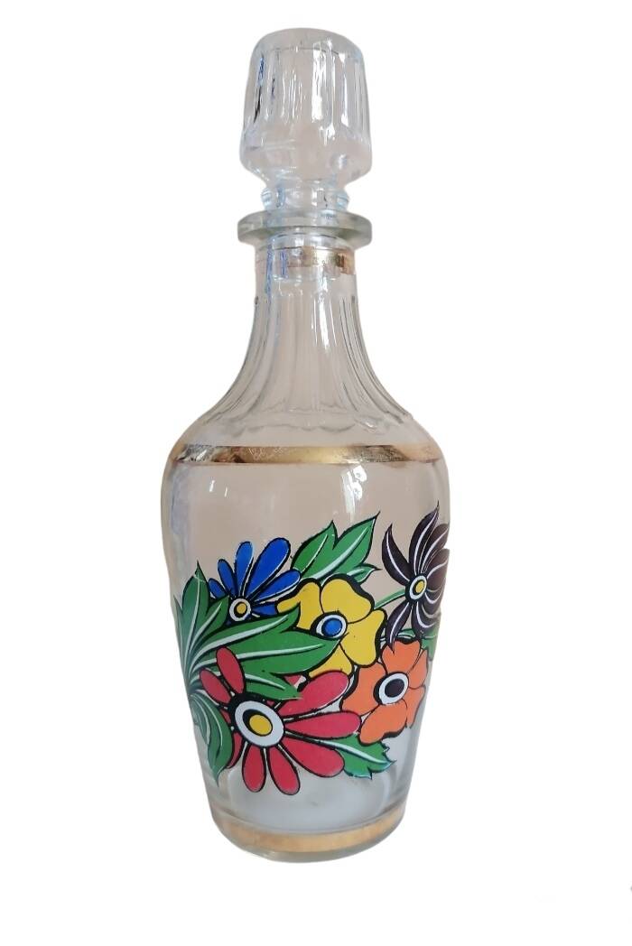 Vintage liquor bottle flask