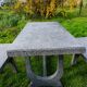 Old garden furniture in vintage stone