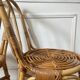 Pair of vintage rattan chairs