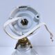 Applique laiton porcelaine verre 1900
