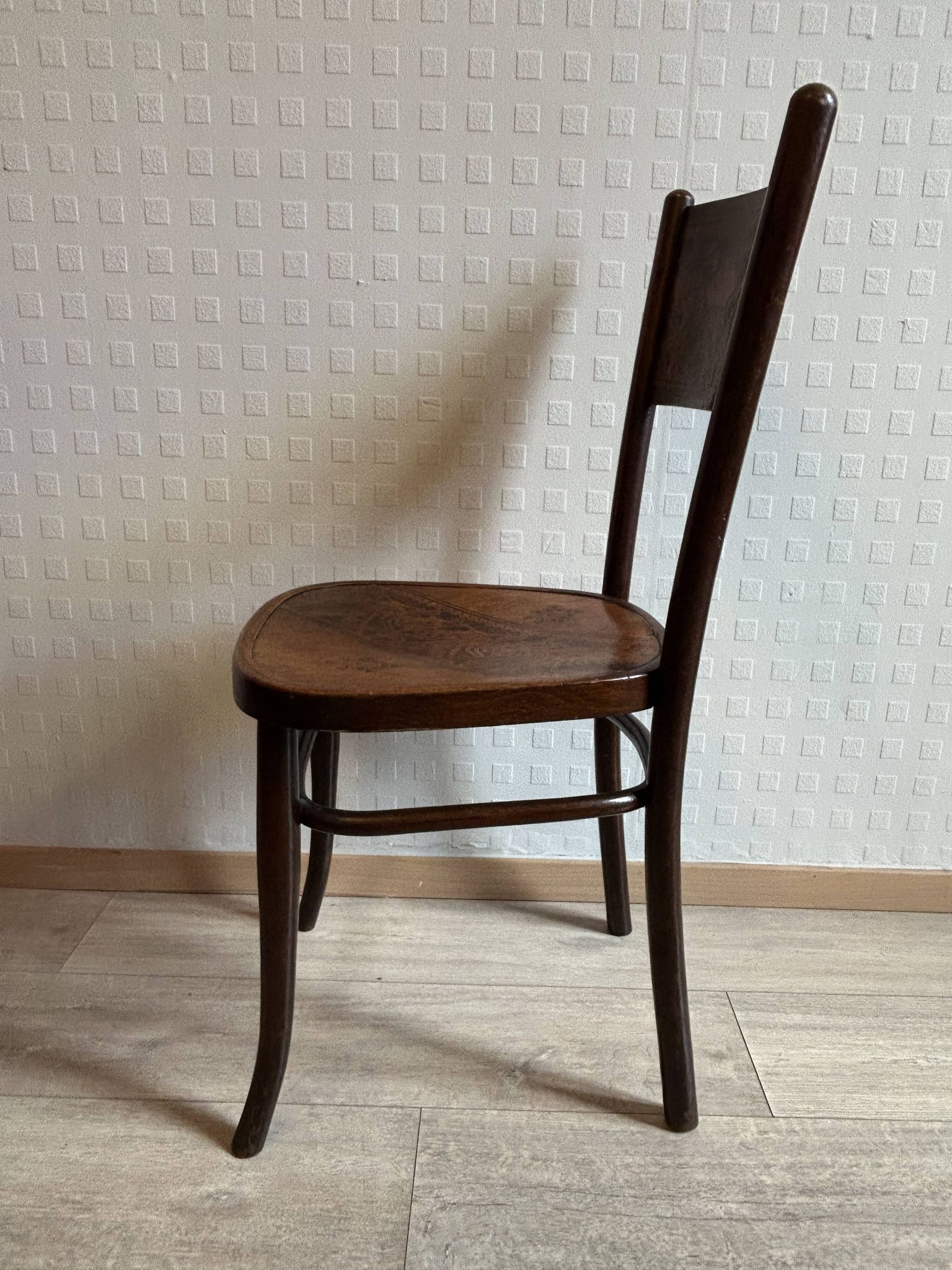 6 antique chairs Jacob & Josef Kohn – Vienna – Decorated bent wood – Style