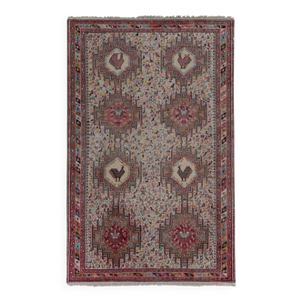 Vintage Turkish Oushak Handwoven Rug 123x195 cm