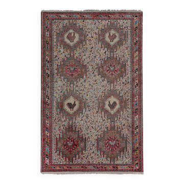Vintage Turkish Oushak Handwoven Rug 123x195 cm