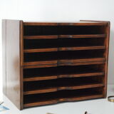 Vintage solid wood office sorter
