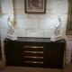 Lacquered and brass sideboard edited by Marie Sabot in the 70
