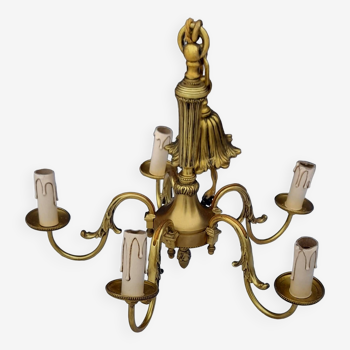 Bronze chandelier 5 lights