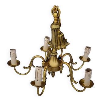 Bronze chandelier 5 lights