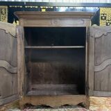 Louis XV period low cabinet in solid oak