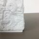 1970s OP Art biscuit porcelain german vase made by  AK Kaiser, Germany