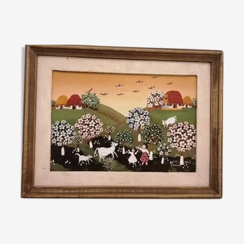 Tableau art naif