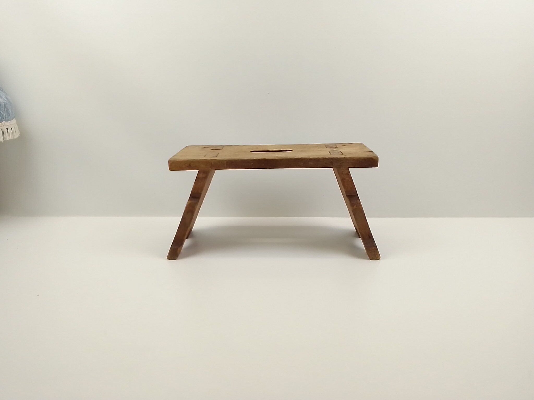 Rectangular wooden step