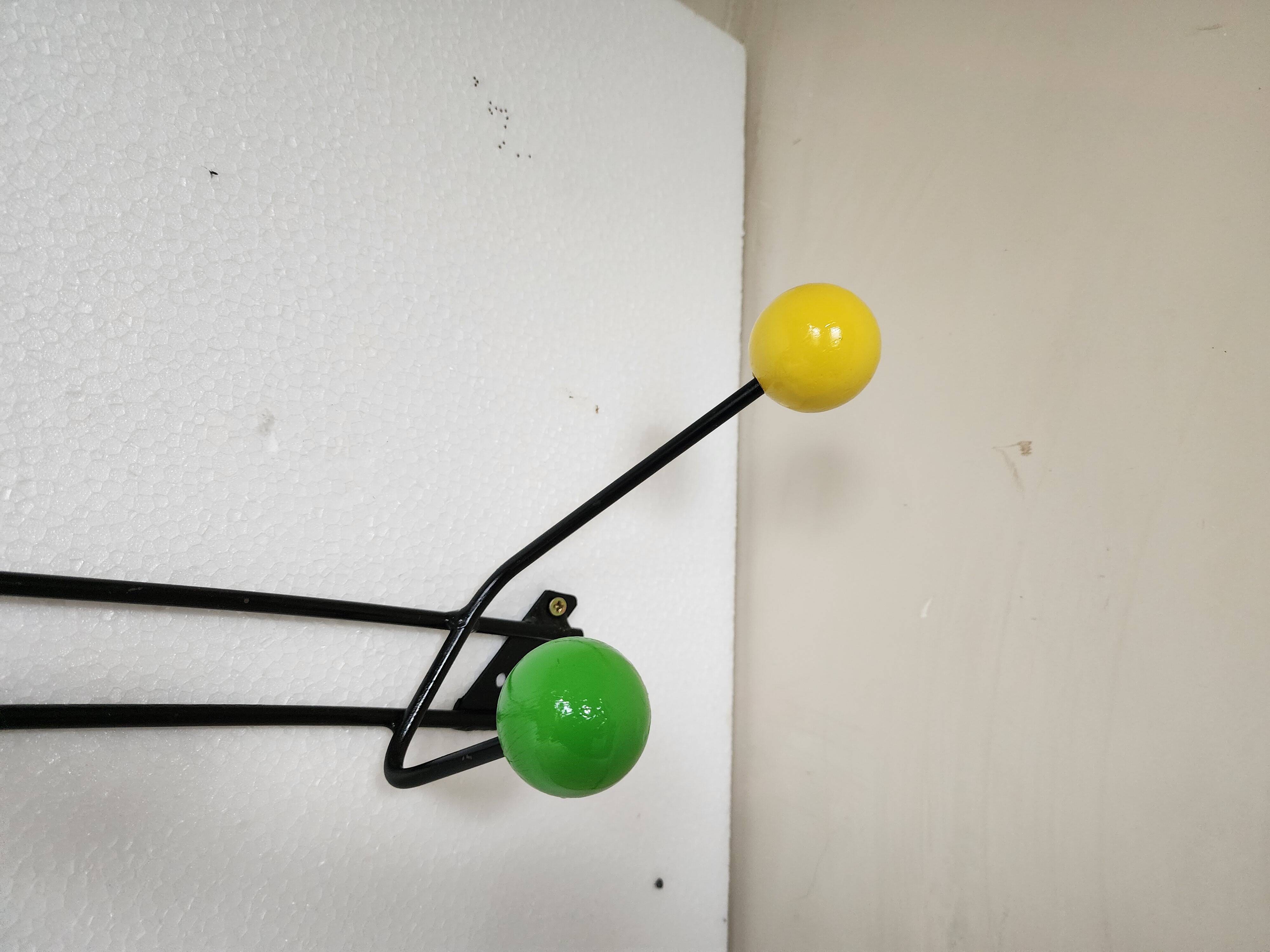 Vintage wall coat rack